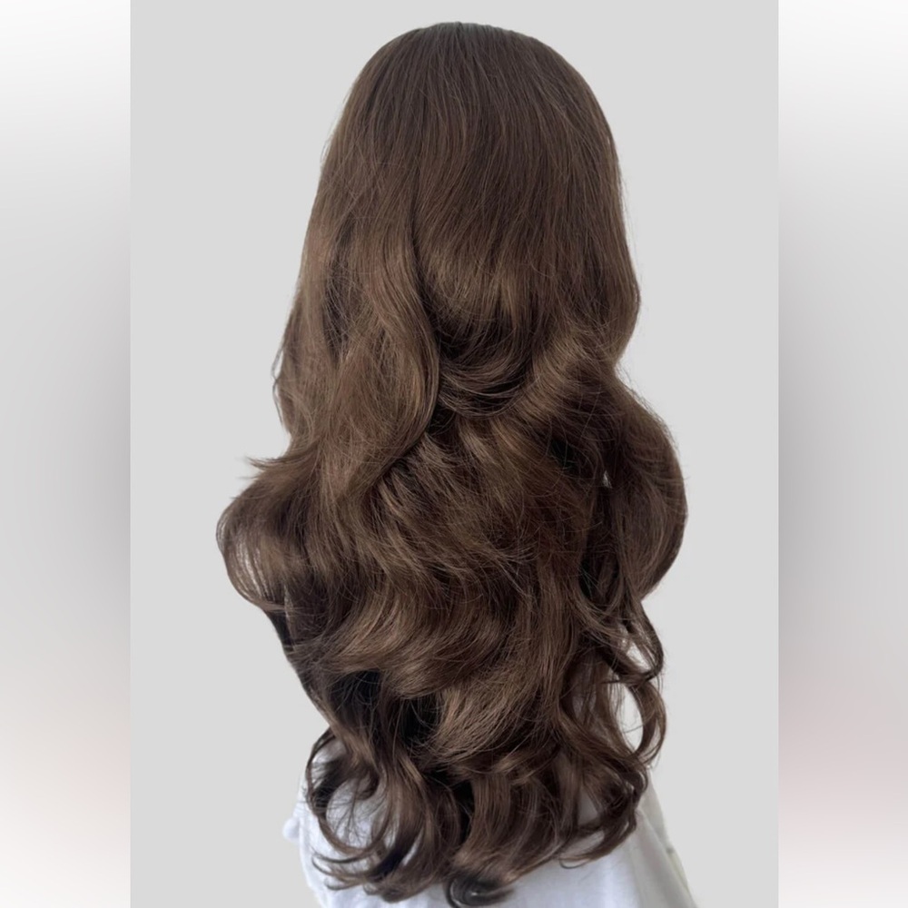 NWT Annabelle’s Wigs Bardot Half Wig (Medium/Dark Brown)